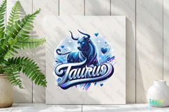 Taurus Zodiac Bundle Clipart Sublimation Product Image 2