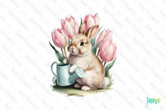 Vintage Easter Bunny Clipart Product Image 1
