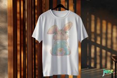 Brushstroke Easter Bunny Coquette Clipart Product Image 2