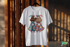 Easter Bunny Girls Sublimation Clipart Product Image 3