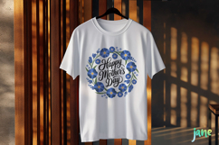 Happy Mother&#039;s Day Wreath Clipart Product Image 2