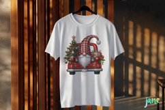 Sparkling Christmas Gnome Truck Clipart Product Image 3