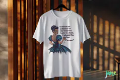 Funny Pin-up Girl Quotes PNG Clipart Product Image 3