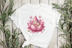 Sleeping Baby Gnome Clipart Product Image 3
