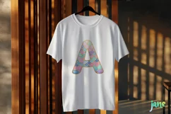 Mermaid Birthday Letter A PNG Clipart Product Image 3