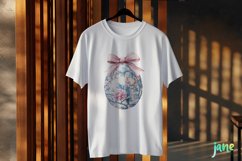 Chinoiserie Easter Egg Sublimation Clipart Product Image 3