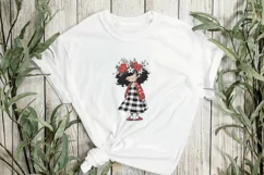 Christmas Girl Children's Book Clipart Product Image 3