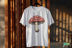 Retro Mushroom Valentine's PNG Product Image 2