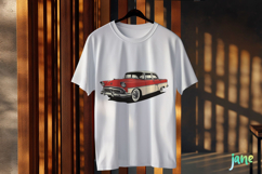 Retro Car Sublimation Clipart Product Image 3