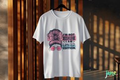 I'm Not Weird I Am Limited Edition Messy Bun Sublimation Product Image 3