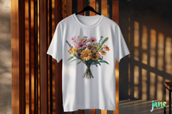 Summer Floral Clipart Product Image 2