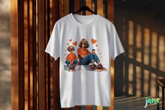 Stylish Mom And Child Clipart Product Image 3