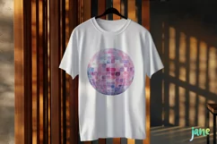 Pink Western Cowgirl Disco Ball Clipart Product Image 3