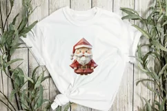 Christmas Origami Santa Claus Sublimation Clipart Product Image 3
