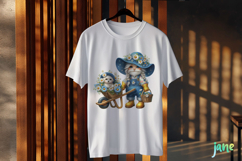 Spring Gnome And Daisy Clipart Product Image 3