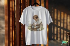 Boy Country Farmhouse Easter Clipart Product Image 2