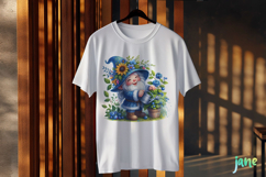 Spring Gnome Blueberry Garden Clipart Product Image 3