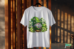 Spring Gnome Kiwi Garden Clipart Product Image 3