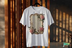 Vintage Valentine Label Sublimation Clipart Product Image 3