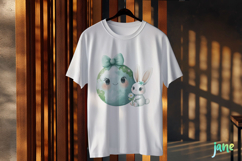 Cute Earth Clipart Sublimation Product Image 2