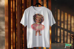 Baby Girl Ballerina Sublimation Clipart Product Image 3
