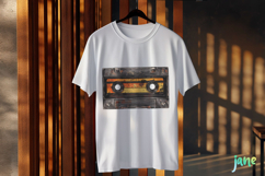Retro Cassette Tape Sublimation Clipart Product Image 3