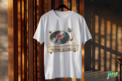 Retro Turntable Sublimation Clipart Product Image 3
