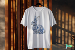Chinoiserie Easter Bunny Clipart Product Image 2