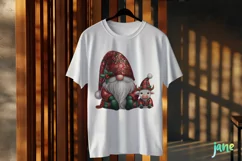 Sparkling Christmas Gnome And Highland Cow Clipart Product Image 3