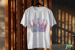 Girly Glitter Coquette Valentine Crown Clipart Product Image 3
