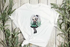 Halloween Cute Little Girl Sublimation Clipart Product Image 3