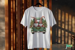 Cute Christmas Gnome Truck Clipart Product Image 3