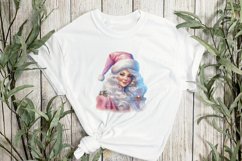 Magical Christmas Santa Sublimation Clipart Product Image 3