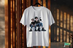 Stylish Mom And Child Clipart Product Image 3