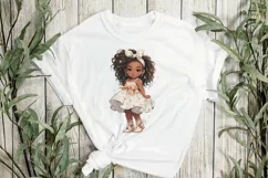 Cute Toddler Girl Sublimation Clipart Product Image 2