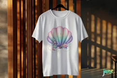 Mermaid Birthday Sea Shell PNG Clipart Product Image 3