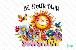 Positive Sunshine Quotes Sublimation Product Image 1