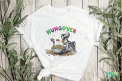 Hungover Sarcastic Skeleton Clipart Product Image 3