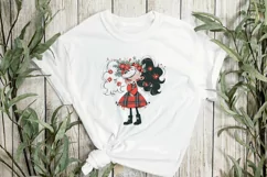 Christmas Girl Children's Book Clipart Product Image 3
