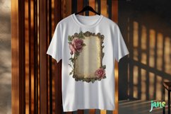 Vintage Valentine Label Sublimation Clipart Product Image 3