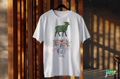 Easter Sheep Chinoiserie Clipart Product Image 3