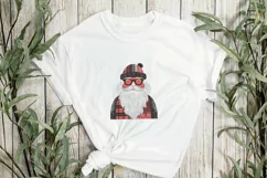 Red Black Buffalo Plaid Christmas Holiday Santa Claus Product Image 3