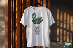 Easter Swan Chinoiserie Clipart Product Image 3