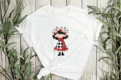 Christmas Girl Children's Book Clipart Product Image 3
