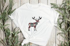 Red Black Buffalo Plaid Christmas Holiday Reindeer Product Image 3