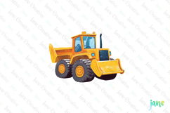 Watercolor Construction Clipart Bundle Product Image 1