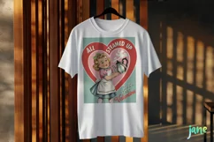 All Steamed Up Vintage Valentine PNG Product Image 3