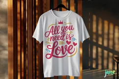 All You Need Is Love SVG PNG Product Image 3
