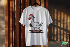 Silly Goose SVG PNG Sublimation Clipart Product Image 3
