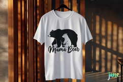 Mama Bear SVG PNG Clipart Product Image 3